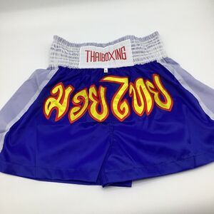 Thaiboxing Mens Shorts‎ Satin Boxing Trunks Size XL